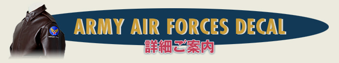 ARMY AIR FORCES DECAL ڍׂē