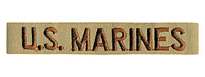 US MARINES(米海兵隊) 胸章/刺繍/デザート/新品