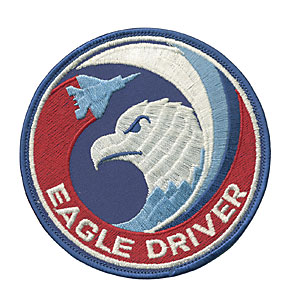 USAF(米空軍) EAGLE DRIVER スコードロンパッチ/新品