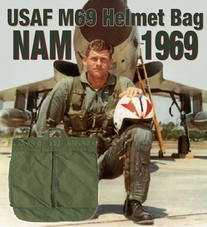 USAF M69 Helmet Bag NAM 1969 /M.O.C.