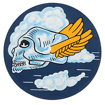 AAF Squadron Patch, Hand Painted, 85th Fighter