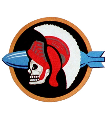 AAF Squadron Patch, Hand Painted, 533rd Bombardment