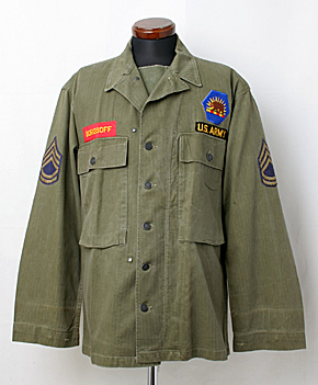 US ARMY(Φ) WWII M-1943 HBT兩㥱å/50's ʼ/ʪ˾