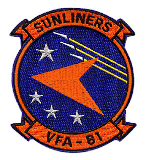 U.S.NAVY ɥѥå/VFA-81 SUNLINERS