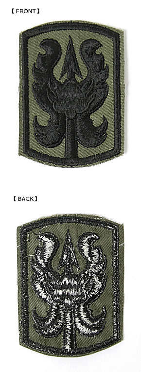 US ARMY(米陸軍)NAM戦 第199歩兵旅団部隊章/サブデュード・1st モデル/実物・未使用