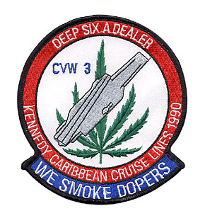 U.S.NAVY ɥѥå/CVW-3 CV-67 1990 CARIBBIAN CRUISE