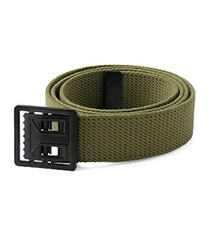 Buy 100 Cotton Military 54 Web Belt Black Belt wChrome Buckle at  Amazonin