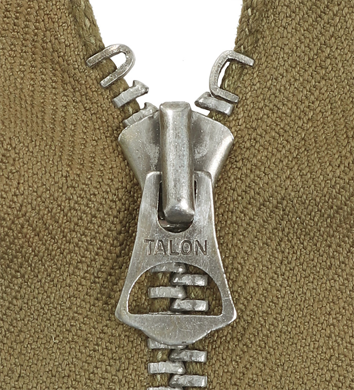 Talon, M42, #5, Separating Zipper, Khaki Tape, 50cm, NOS