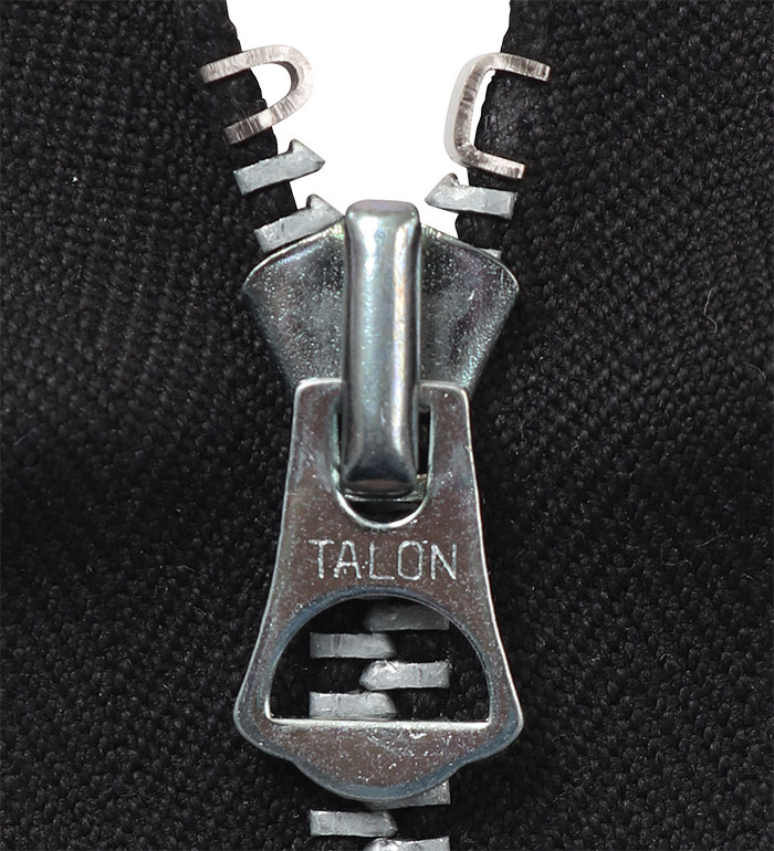 Talon, M-39(Triple-Marked ), #5, Open End (Separating) Zipper, Brown Tape,  62cm, NOS
