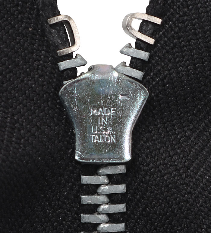 Talon, M-43, #5, Open End Zipper, Khaki Tape, 57.5cm, NOS