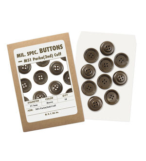 WWII NOS US ARMY 13 Stars Metal Button 16.9mm, w/ Rivet(Repro.), 100 sets,  Packed 100 buttons(NOS) & 100 rivets(Repro.)