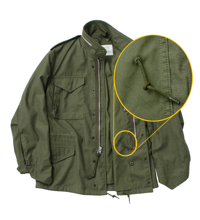 OD Drawcord for Field Jackets & Parkas, Repro.(M.O.C.)