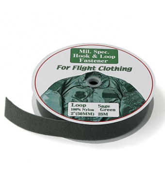 1/2 INCH VELCRO® Brand LOOP Fastener- Sew On Mil-Spec Military Tape CAMO  GREEN
