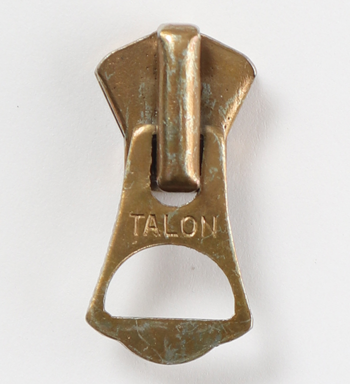 Talon M43 #5 Interlock Slider, Alloy of Iron mainly, Brass Color/NOS