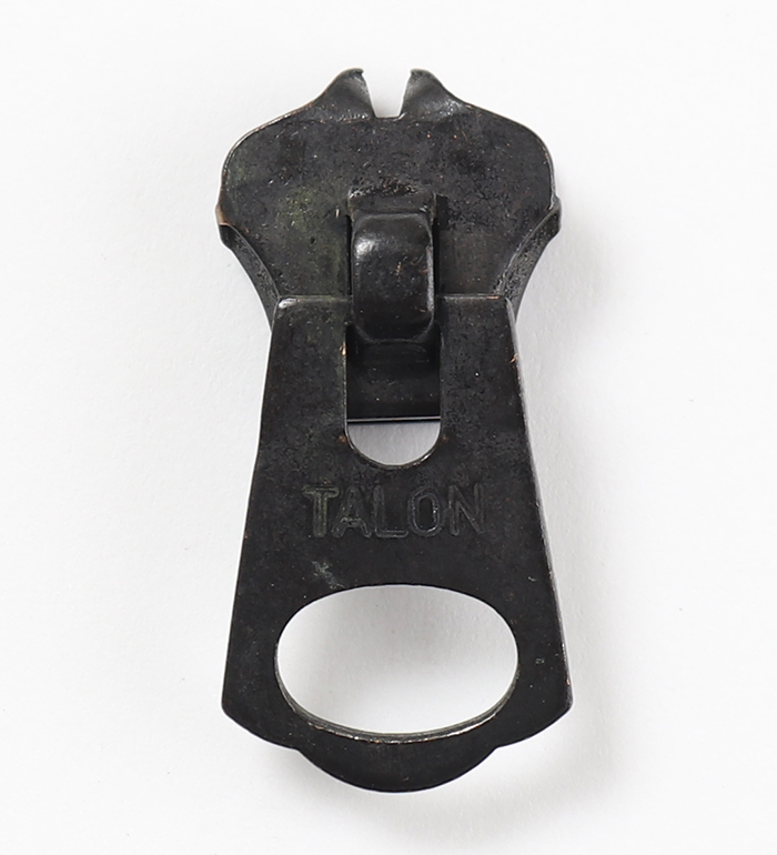 Talon M50 #5 Nonlock Slider, Bell Shape(Ellipsoid Hole) Puller, Brass Plated in Black/NOS