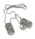 Carrying example-with Dog Tags & Bead(Ball) Chain