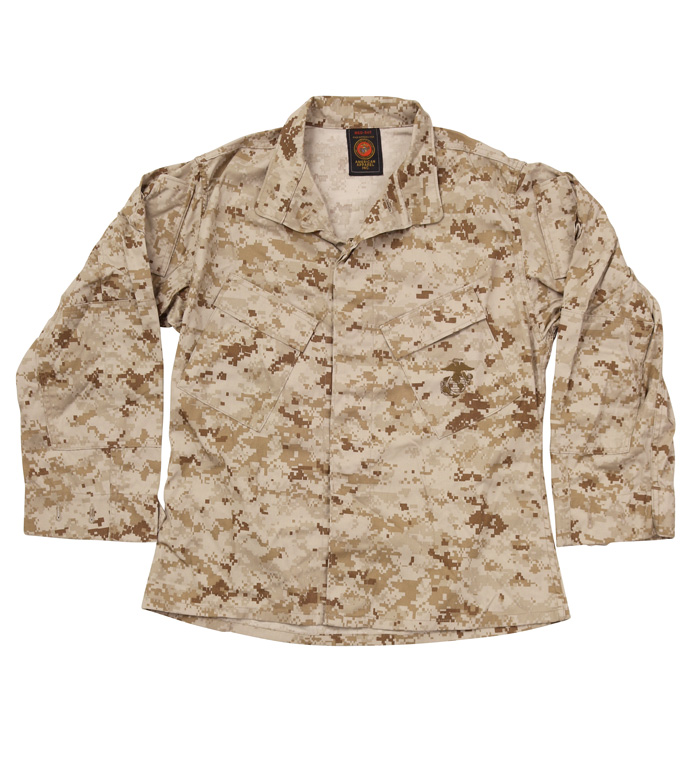 USMC(米海兵隊) 現用 MARPAT/デザートカモ野戦服/上衣/実物・未使用