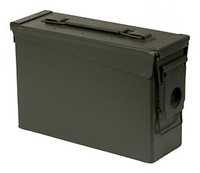 US(米軍) 現用(80年代～ )AMMO BOX(弾薬箱)/Cal.30(7.62mm弾