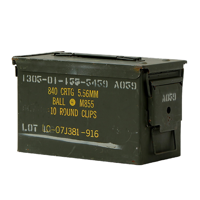 米軍払い下げ アンモボックス 弾薬箱（大）R-07 - その他