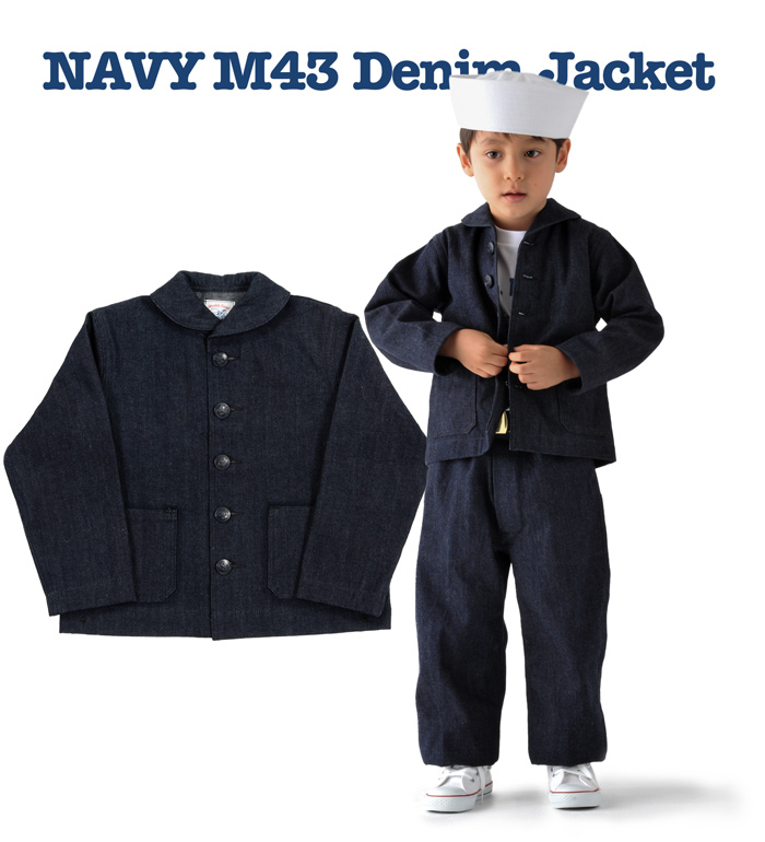 NAVY M43 Denim Jacket, Kids