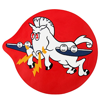 AAF Squadron Patch, Hand Painted, 532nd Bombardment