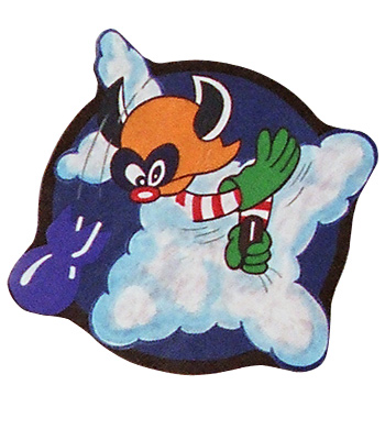 AAF Squadron Patch, Hand Painted, 560th Bombardment