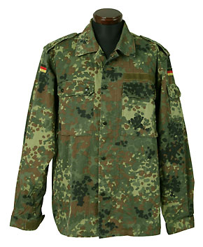 ドイツ BW(連邦軍) 熱帯用 フレックカモ野戦服/上衣/実物・良の上