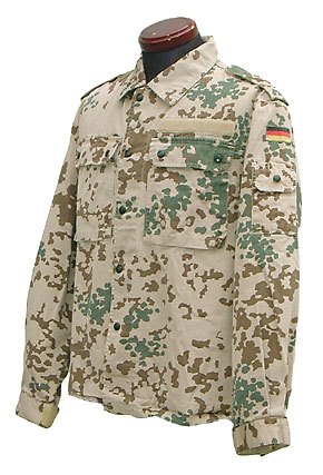 ドイツ BW(連邦軍) トロピカル(デザート) フレクターカモ野戦服/上衣 ...