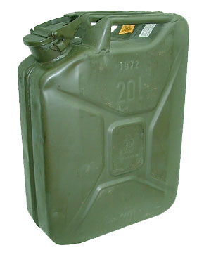 ドイツ BW(連邦軍) OD ジェリ缶/WWII型/20L/実物・良の上