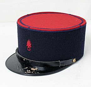 フランス外人部隊 50～60's ケピ帽/紺/帽章付/ゴールド・ボタン仕様