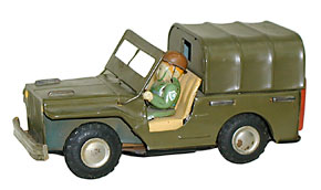 50s Tin Toy, US Army Jeep/