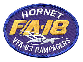 U.S.NAVY ɥѥå/VFA-83 RAMPAGERS F/A-18 HORNET