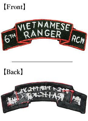 ���NAM�� US(�Ʒ�)���ɥХ����� RANGER ����������/6th RCN/BLACK�ĥ������ϥ١���/�٥ȥʥ�����ɽ�/����
