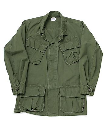 女性の方にも【希少サイズ】1970年　米軍 ジャングルファティーグジャケット XS-S