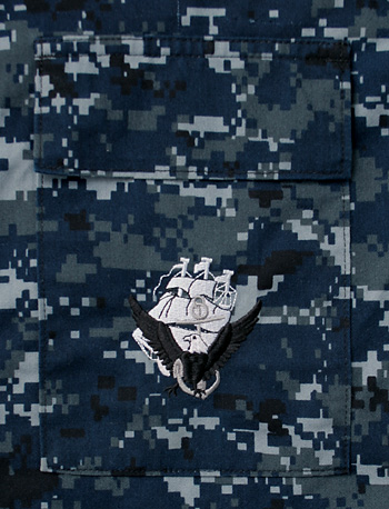 US NAVY(米海軍) 最新現用 NWUデジタルパターンカモ野戦服/上衣/実物・極上