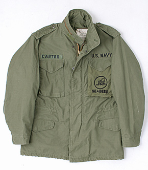 珍品US NAVY SEABEES”　M-65 フィールドジャケット