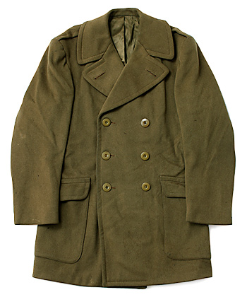 WWII US Army Officer's Short Style Overcoat, Wool Doeskin (36)/ʪ˾