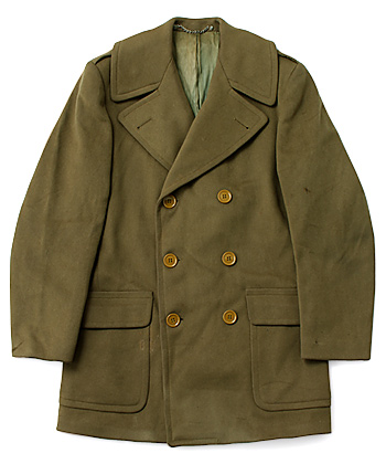 WWII US Army Officer's Short Style Overcoat, Wool Doeskin (36)/ʪɤξ