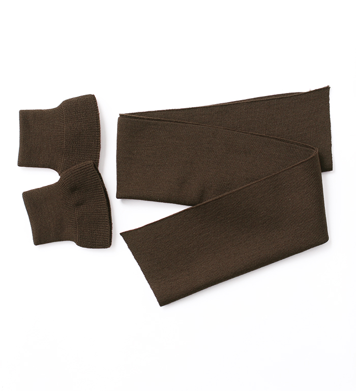 A-2 / G-1後期 リペア用ニットセット(両袖 & 裾) シールブラウン（M.O.C.