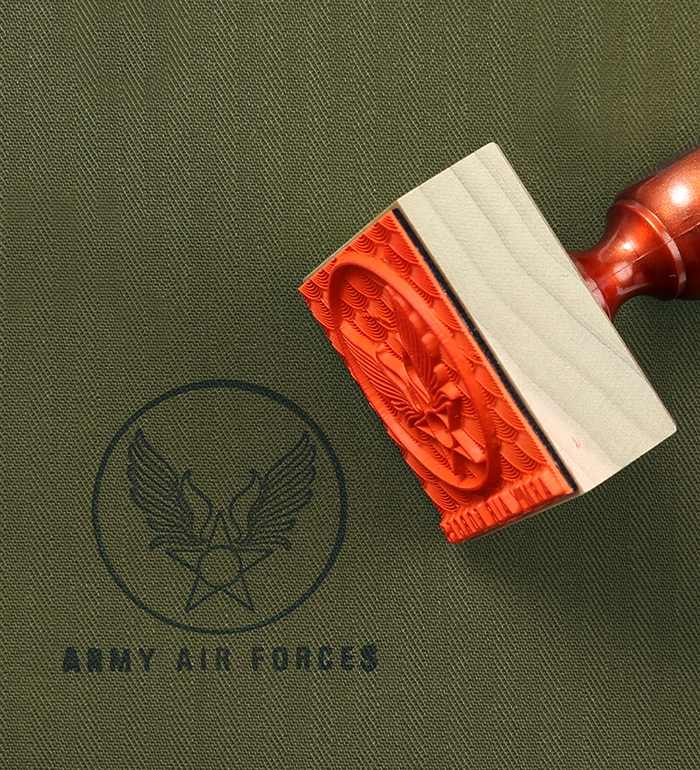 AAF INSIGNIA, Type II, Rubber Stamp(), 2 x 2/M.O.C.