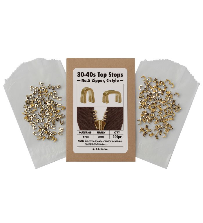 US 30-40s C Top Stops(ߤ) No.5 Zipperѡ֥饹()100ȥå(/̳)/M.O.C.