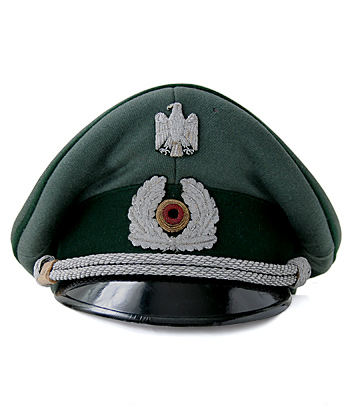 ドイツ BGS(国境警備隊) 初期型 将校用制帽(トリコット織地)/1950年