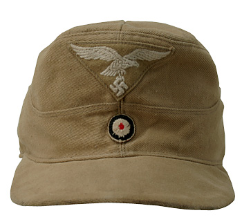WWII ドイツ空軍 DAK(アフリカ軍団)規格帽、1943年製/実物・極上