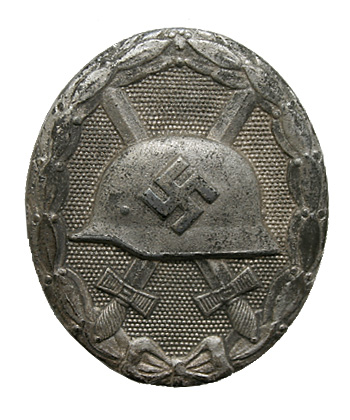 WWII ドイツ軍、戦傷章（銀章）/実物・未使用