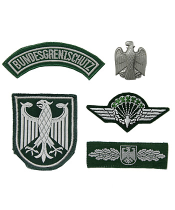 ドイツ BGS(連邦国境警備隊) GSG-9、徽章セット/実物・極上